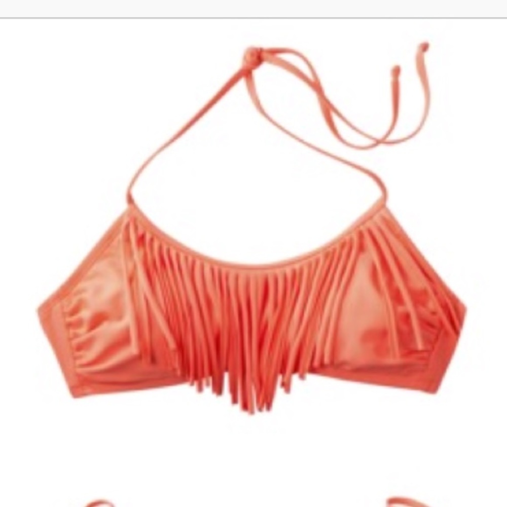 Fringe Bandeau Bikini Top